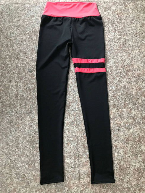 Women's Double Ring Contrast High Stretch Leggings
